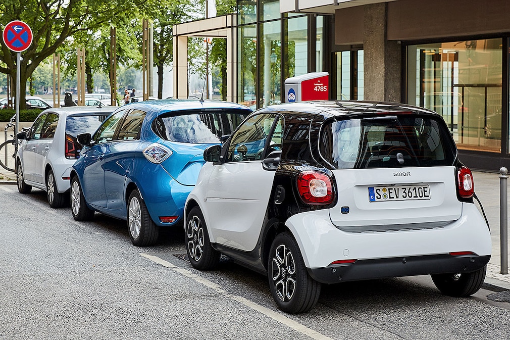 VW e-UP        Renault Zoe       Smart EQ fortwo