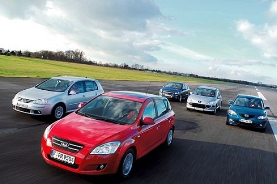 Fünf Kompakte im Test