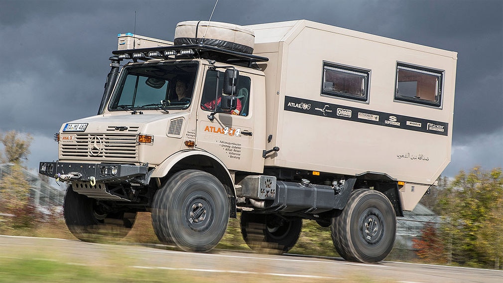Atlas Unimog 435: Expeditionsfahrzeug im Fahrbericht - AUTO BILD