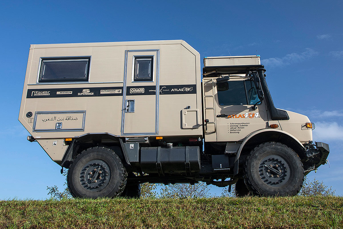 Atlas Unimog 435: Expeditionsfahrzeug im Fahrbericht - AUTO BILD