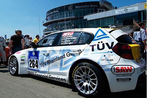 Der Schubert-Motors-1er wartet auf seinen Renneinsatz am Nürburgring.