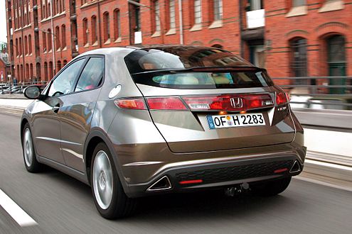 Gefährt für Captain Future: Der Civic fällt mit seinem Ufo-Design auf.