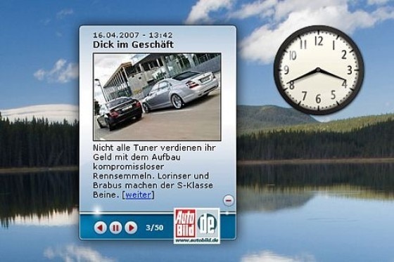 Die neuen Gadgets und Widgets