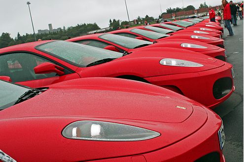Ferrari Massenauflauf