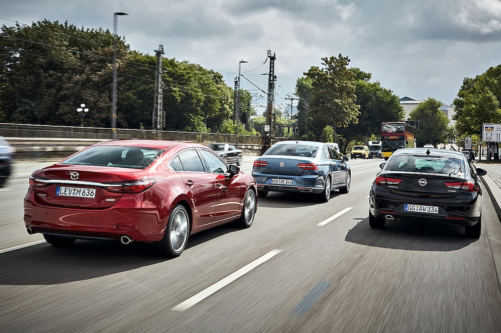 Mazda 6 VW Passat Opel Insignia