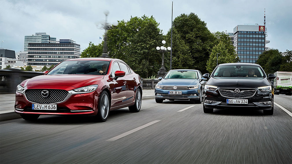 Mazda 6 VW Passat Opel Insignia