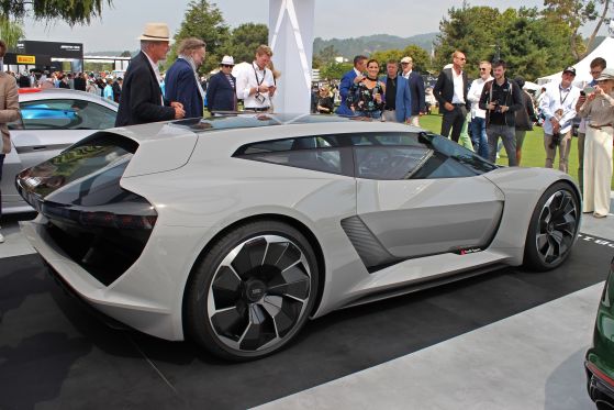 Audis E-Studie bereit für den Track