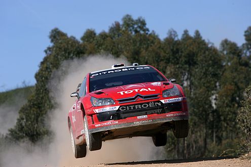 Loebs Citroën C4 ging in Portugal mit 1268 kg über die Waage. Der Ford von Grönholm wog nur 1235 kg.