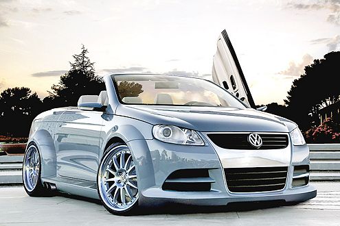 Dieser gechopte VW Eos ist tiefer, breiter und eine ganze Ecke schneller.