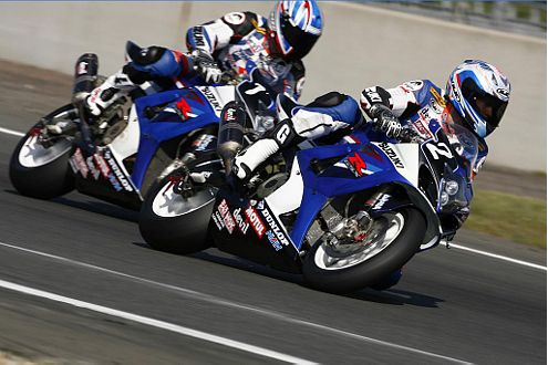 Es war ein harter Kampf zwischen den Suzuki-Fahrern: Am Ende hatte das B-Team die Nase vorn.