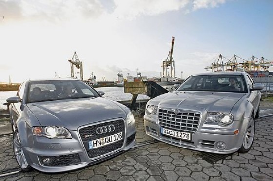 Test Audi RS4 Avant/Chrysler 300C SRT8