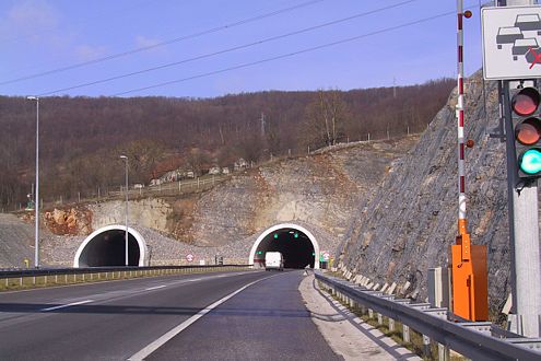Testsieger beim Tunneltest 2007: der Brinje-Tunnel in Kroatien.
