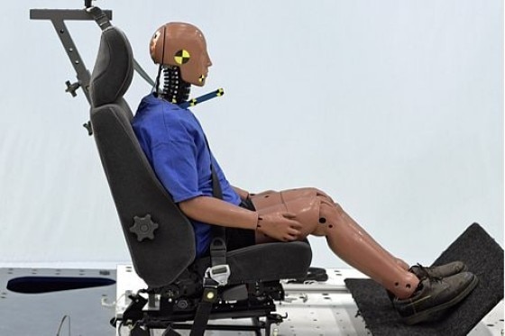 Autositze im Crashtest
