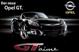 Autowerbung zum Opel GT