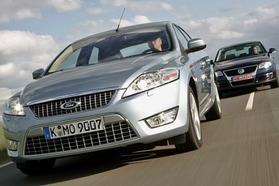 Test Ford Mondeo/VW Passat