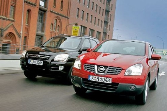 Test Kia Sportage 2.0/Nissan Qashqai 2.0