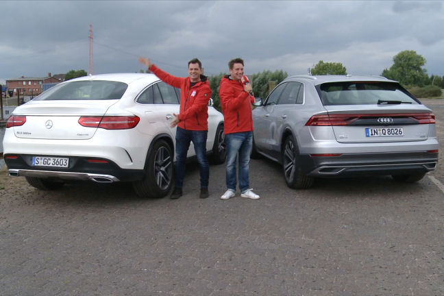 Audi Q8 Vs Mercedes Gle Coupe 2018 Auto Bild