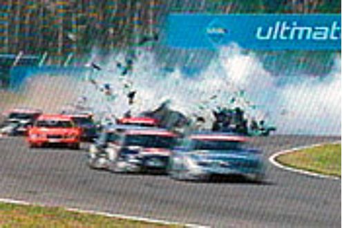 Ohne den Crash wäre die Freude für Frank Biela komplett.