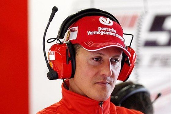 Schumi wieder an der Rennstrecke
