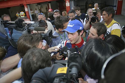 Der Name bürgt für Qualität: Bruno Senna nach dem Sieg am Samstag.