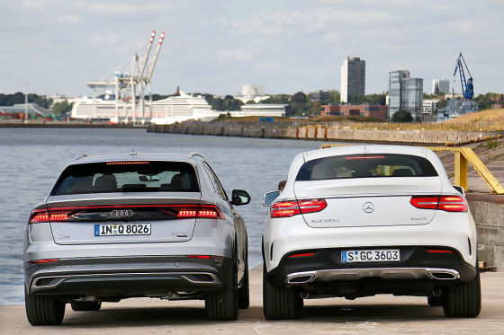 Aud Q8 Mercedes GLE Coupé