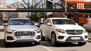 Aud Q8 Mercedes GLE Coupé