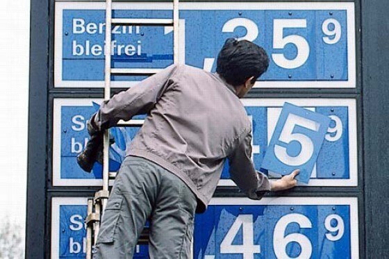 Anstieg der Spritpreise