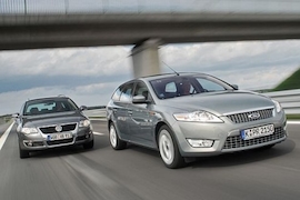 Test Ford Mondeo Turnier/VW Passat Variant