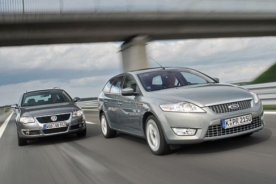 Test Ford Mondeo Turnier/VW Passat Variant