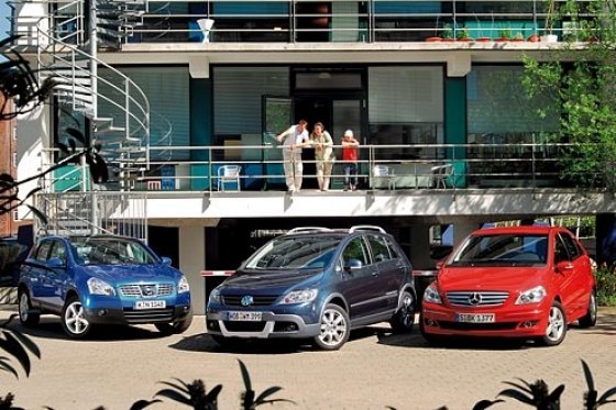 Test Qashqai/CrossGolf/B-Klasse