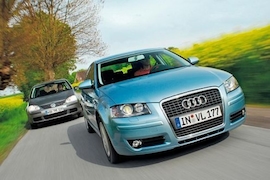 Test Audi A3 Sportback 1.9 TDI e/VW Golf TDI