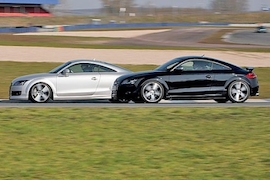 Vier getunte Audi TT