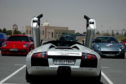 Teure Parkrempler: der Lamborghini Murciélago kostet 249.000 Euro.