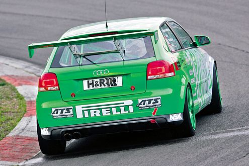 Ziel ist der Klassensieg: Der Audi A3 24h soll am Nürburgring abräumen.
