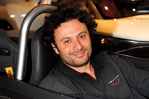 Der Mann hinter dem Windkraftwagen: Venturi-Chef Gildo Pallanca Pastor.