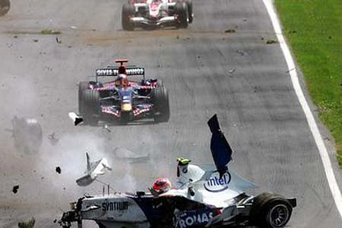 Heidfeld war erleichtert, als er erfuhr, dass Kubica den Crash überlebt hatte.