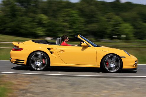 Eines der schnellsten Cabrios überhaupt: der offene 911 Turbo.