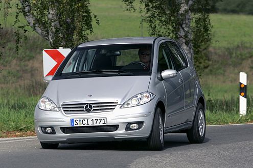 Platz 7 für die A-Klasse  das kleine Raumwunder von Mercedes.