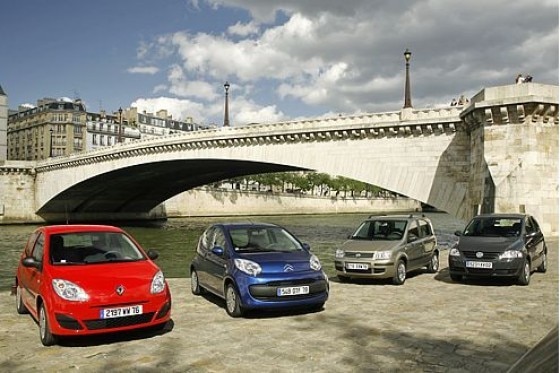 Test Twingo/C1/Panda/Fox