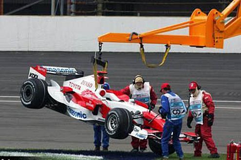 Ralf Schumacher hatte in Indy auch 2007 wieder nur einen Kurzauftritt.