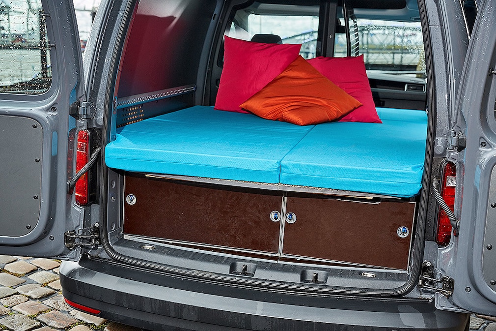 Wohnmobil-Test VW-Caddy-Ausbau