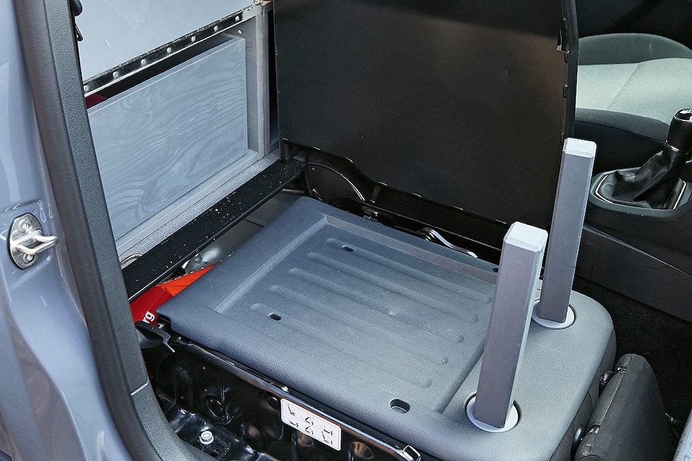 Wohnmobil-Test VW-Caddy-Ausbau