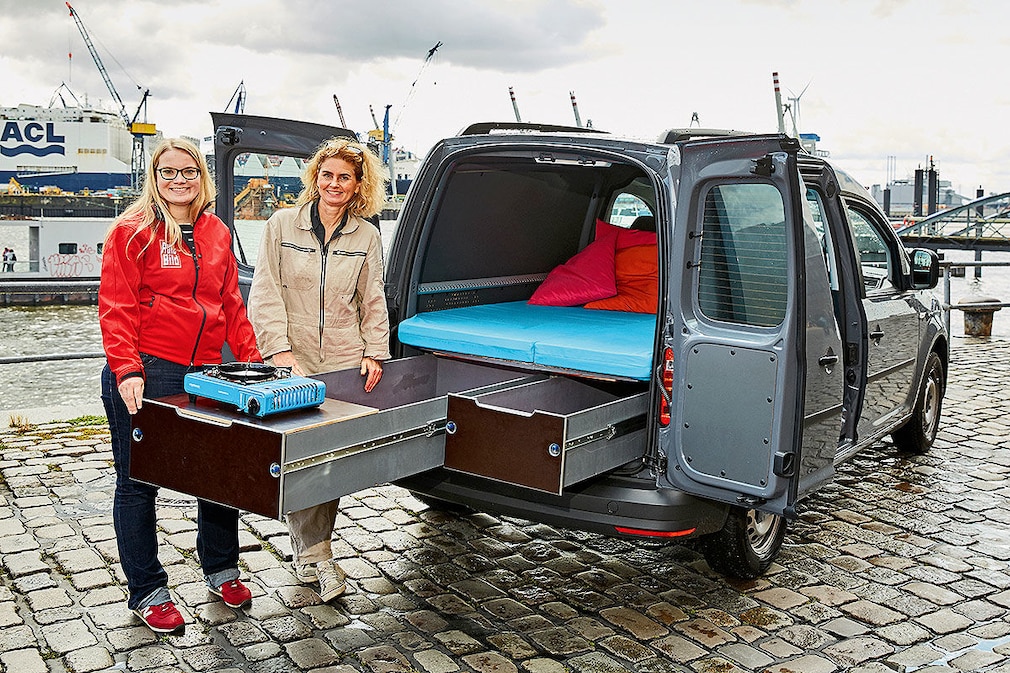 Wohnmobil-Test VW-Caddy-Ausbau