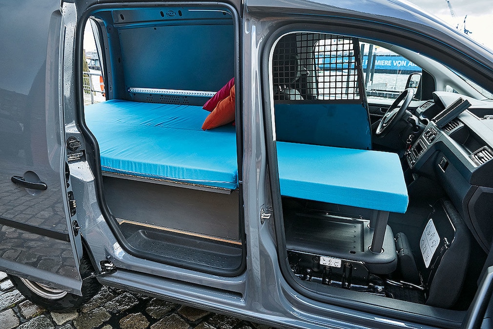 Wohnmobil-Test VW-Caddy-Ausbau