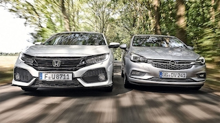 Honda Civic Opel Astra