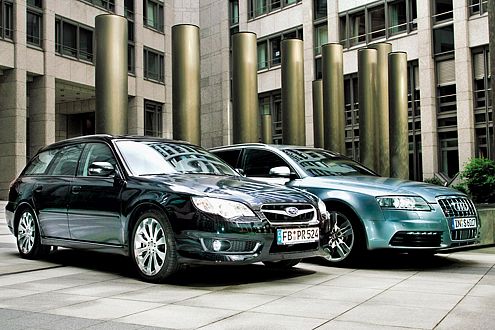 Den Subaru gibt es für 47.190 Euro, den S6 für stattliche 84.500 Euro.