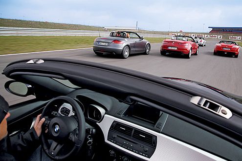 ... baten die fünf Konkurrenten mit Leistungen zwischen 250 und 272 PS zum Kräftemessen nach Oschersleben.