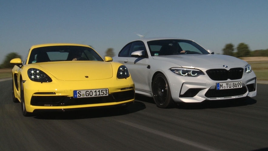Video: BMW M2 vs Porsche Cayman GTS (2018) - AUTO BILD