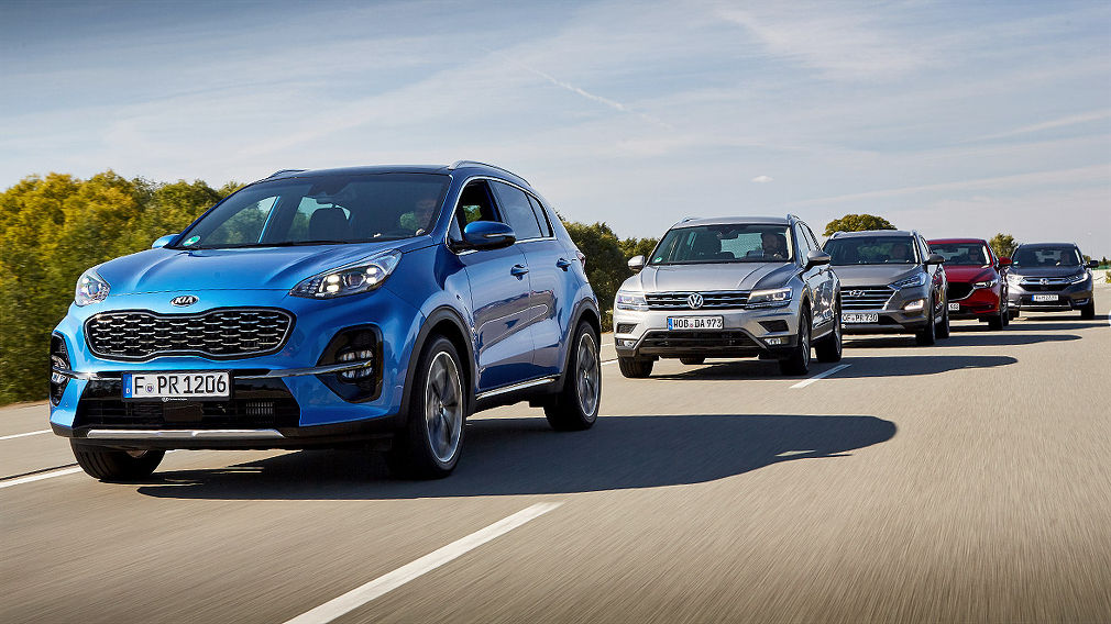 Fünf kompakte SUVs im Test Fünf kompakte SUVs im Test