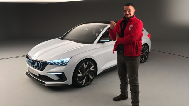Skoda Vision Rs 2018 Test Plug In Hybrid Fur Pariser Salon